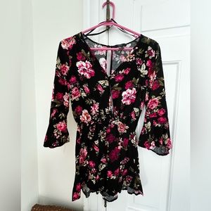 Forever 21 Rose Romper